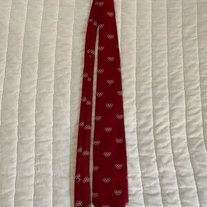 Men's Red USA Olympics Tie